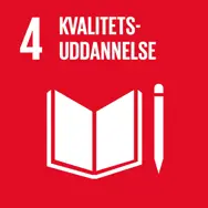 FNs Verdensmål 4 om kvalitetsuddannelse.