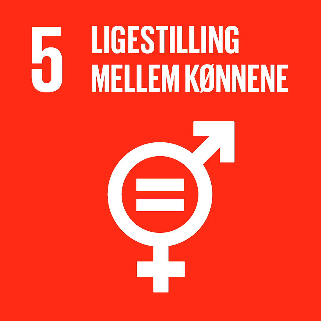 FNs Verdensmål 5 om ligestilling mellem kønnene.