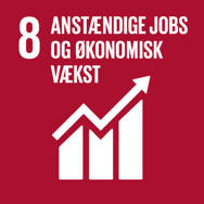 FNs Verdensmål 8 om anstændige jobs og økonomisk vækst.