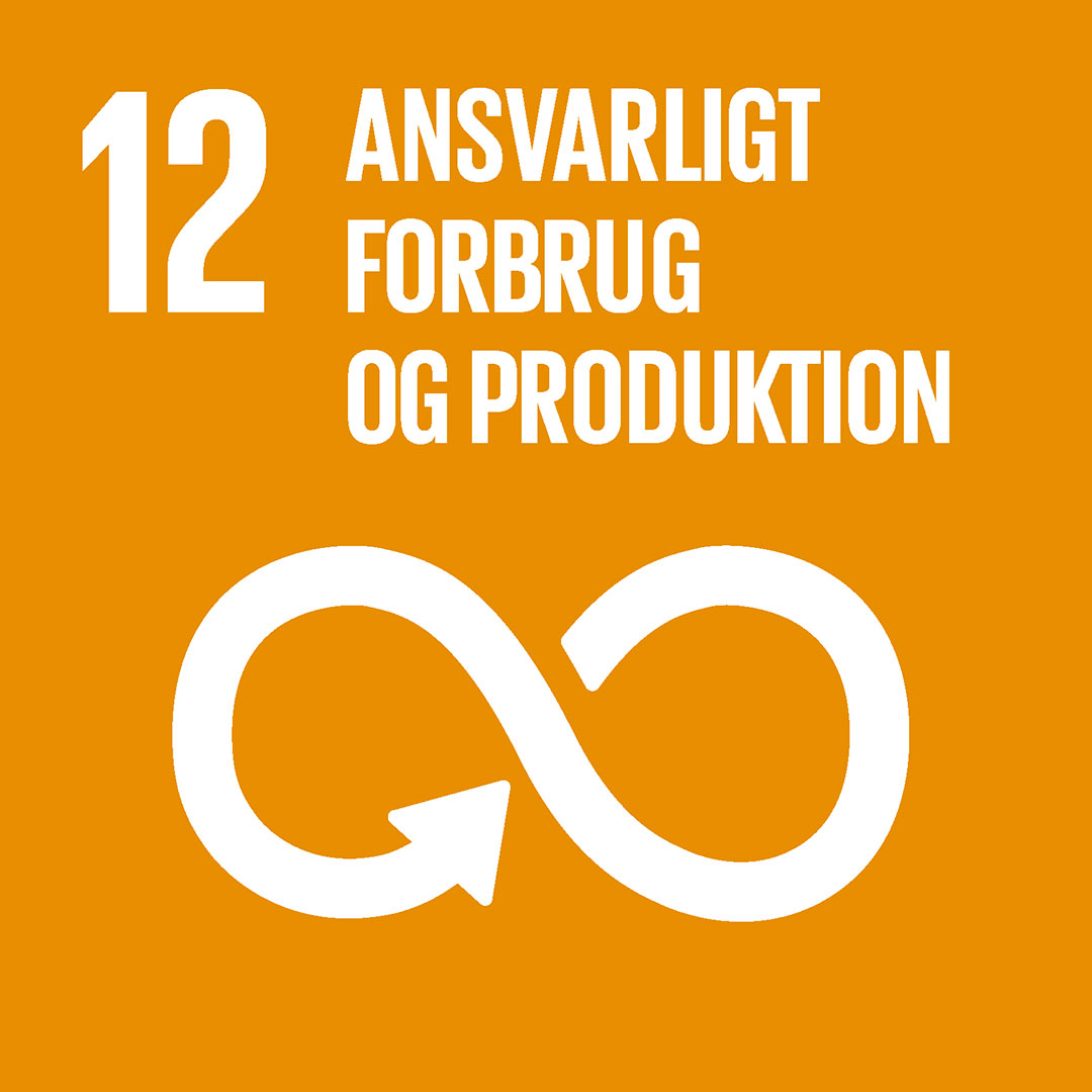 FNs Verdensmål 12 om ansvarligt forbrug og produktion.