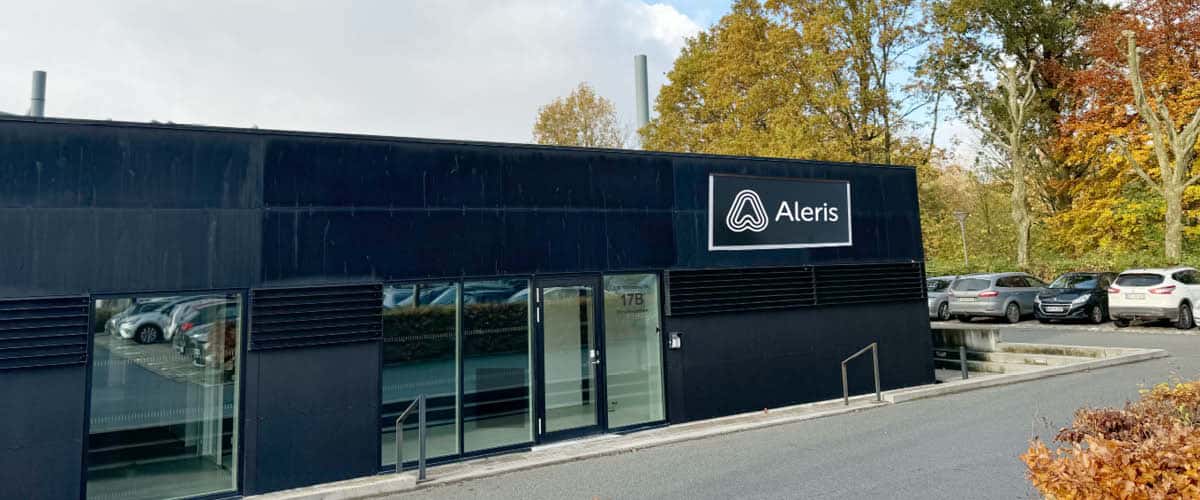 Indgangen til Aleris Odense.