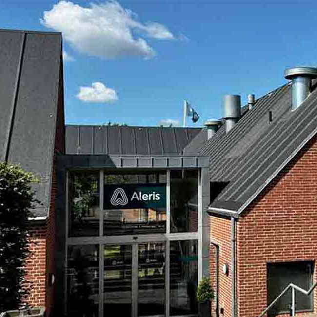 Indgangen ved Aleris Aalborg.