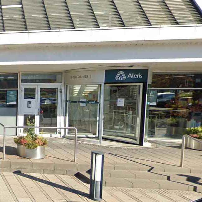 Indgangen ved Aleris Søborg.