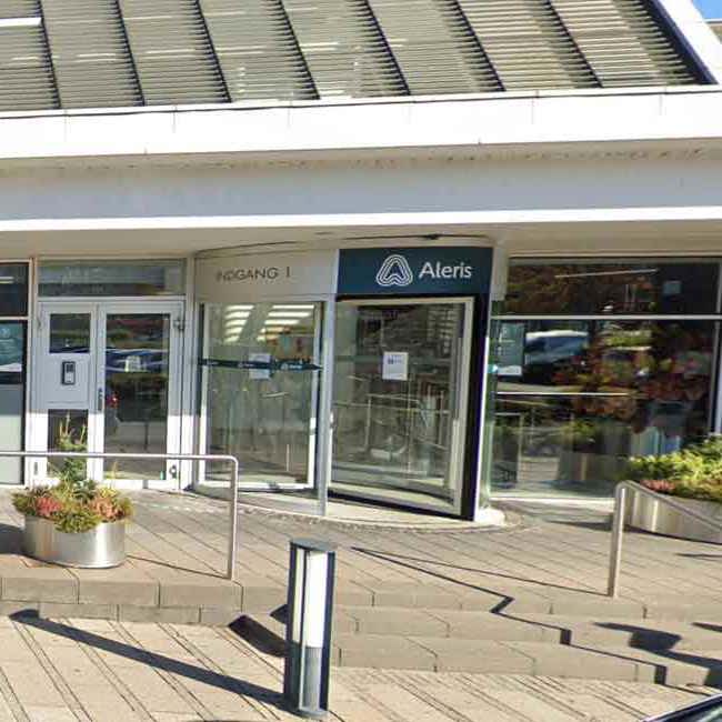 Indgangen ved Aleris Søborg.