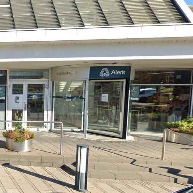 Indgangen ved Aleris Søborg.