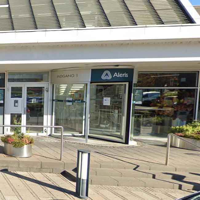 Indgangen ved Aleris Søborg.