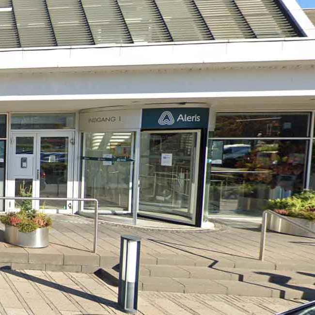 Indgangen ved Aleris Søborg.