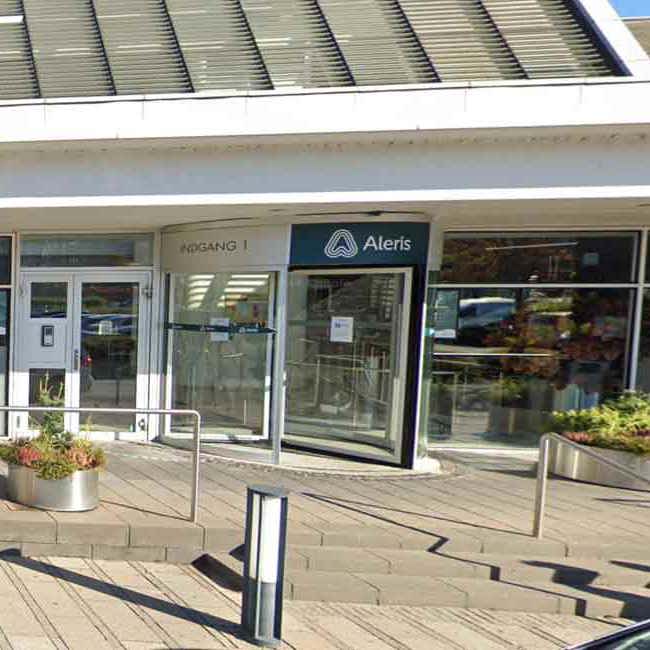 Indgangen ved Aleris Søborg.