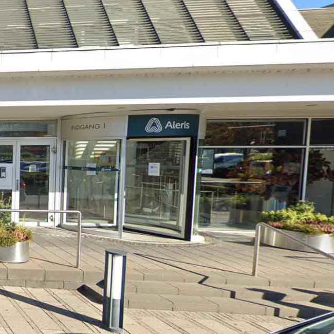 Indgangen ved Aleris Søborg.