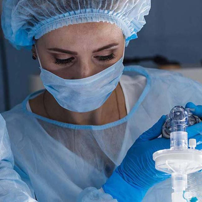 Anæstesilog på operationsstuen.