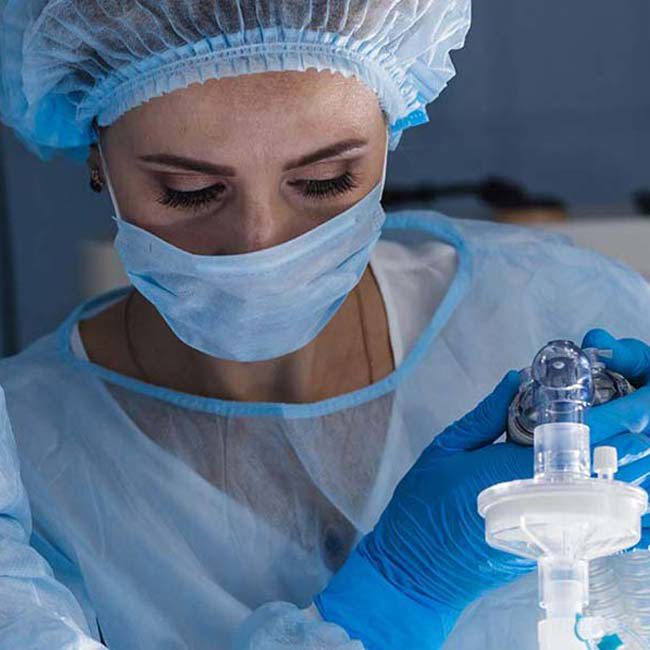 Anæstesilog på operationsstuen.