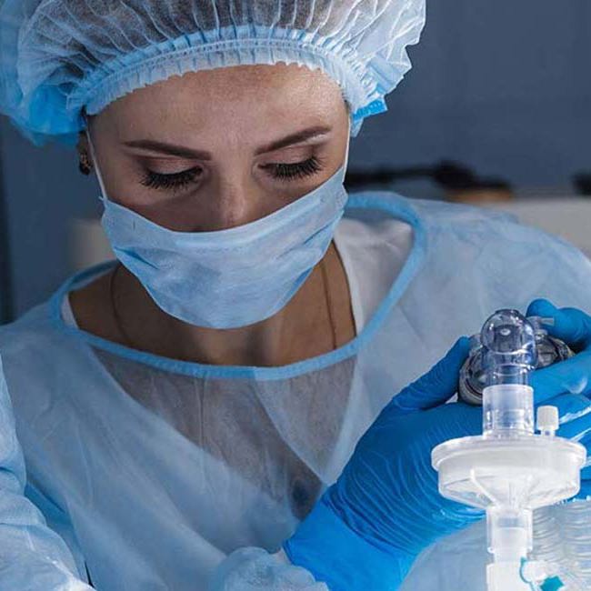 Anæstesilog på operationsstuen.