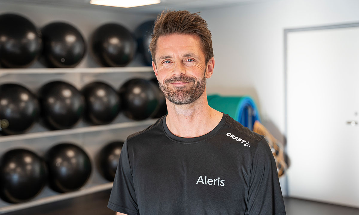 Fysioterapeut Michael Jørgensen ved Aleris.