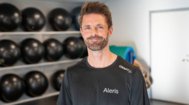 Fysioterapeut Michael Jørgensen ved Aleris.